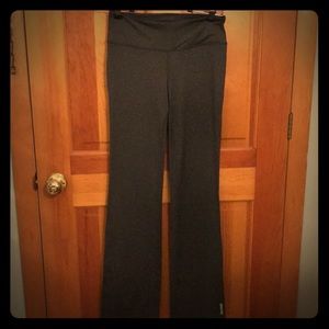 Gray Reebok Flare Leg Gym Pant